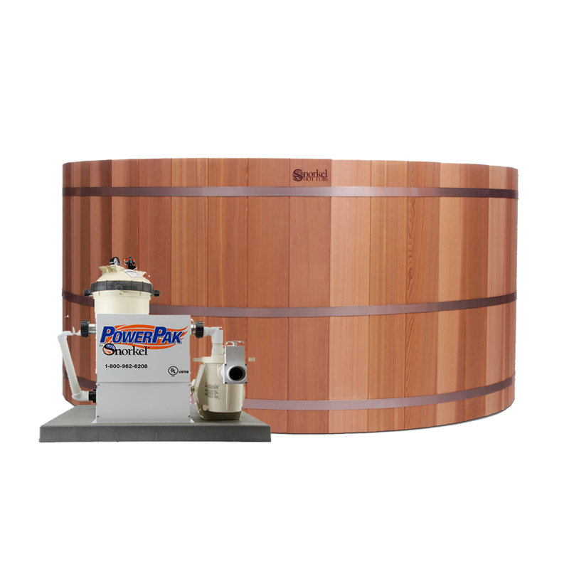 SnorkelHotTubs 2Person 4Jet Cedar Hot Tub with Electric Heat Wayfair